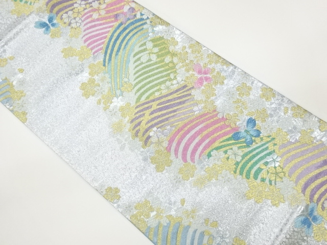 JAPANESE FUKURO OBI / WOVEN SAKURA